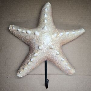 Large Resin Spiny Starfish Wall Hook-Nautical,oceanic,coastal decor,coat hanger